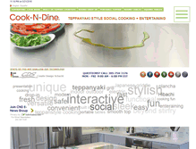 Tablet Screenshot of cookndine.com